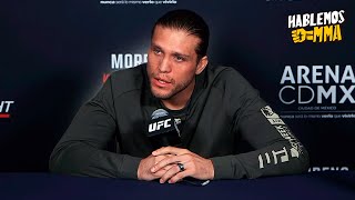 Brian Ortega OPINA del KO de Ilia Topuria su regreso en UFC México mas [upl. by Heyra999]