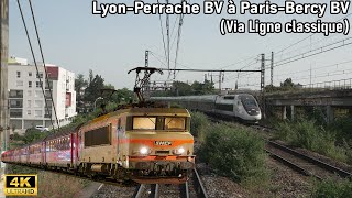 LyonPerrache BV à ParisBercy BV Via la PLM 4k50Fps Cabride [upl. by Ayanet]