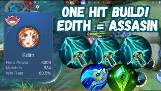 WTF CHEAT DAMAGE NEW BUILD EDITH ONE HIT KILL WITH SKYPIERCER STARLIUM HOLYCRYSTAL [upl. by Esdnil]