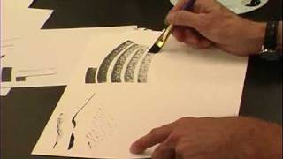 Dry Brush amp Ink Wash Demonstration [upl. by Luzader]