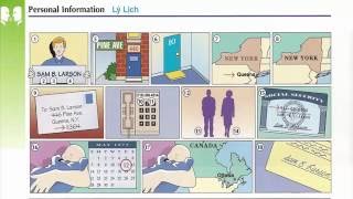 Oxford dictionary  Lesson 2 Personal information  picture dictionary online for adults [upl. by Ebsen]