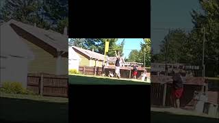 Wiffleball Deflection Catch baseball softball wiffleball homerun mlb highlights wow [upl. by Pruter]