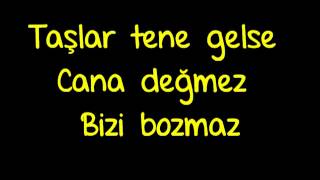 Hadise Biz Burdayız Lyrics HD YouTube [upl. by Aeriell]