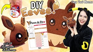 bk Pokemon DIY Planner  Estojo 2em1  Fichário  Kit Eevee [upl. by Ylrehs]