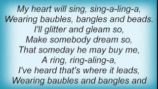 17236 Peggy Lee  Baubles Bangles And Beads Lyrics [upl. by Innoc]