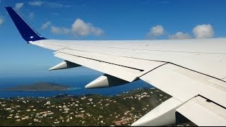 Caribbean Islands Beautiful Delta 757 Takeoff From St Thomas [upl. by Mathilde161]