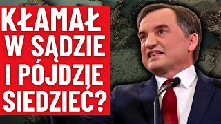 PROKURATURA ZAJĘŁA SIĘ ZIOBRĄ CZY BYŁY MINISTER SPRAWIEDLIWOŚCI TRAFI ZA KRATKI [upl. by Arman]