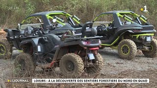 Loisirs  à la découverte des sentiers forestiers du Nord en quad [upl. by Bernat]