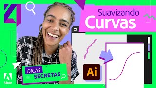 COMO SUAVIZAR CURVAS COM O ILLUSTRATOR  DICAS SECRETAS  ADOBE 4ALL [upl. by Arait]