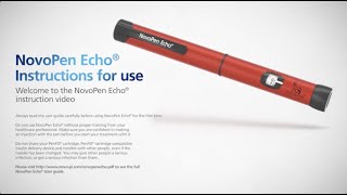 NovoPen Echo® How to Use [upl. by Derdle]