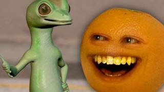 Annoying Orange vs Gecko Geico Spoof [upl. by Adna]