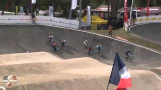 Léa Fouchard du club BMX de Gerzat Championne du Monde 2015 [upl. by Enelrad852]