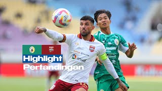 Highlight  PSS Sleman VS Borneo FC Samarinda  Pekan 4 [upl. by Litha]