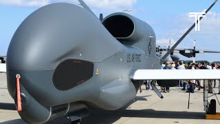 Meet the RQ4 Global Hawk Americas Largest Drone UAV Worth 130M [upl. by Ecinev]