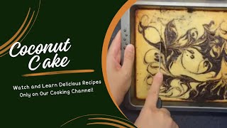 Coconut marble cake recipe  with coconut flour  keto marble cake [upl. by Kirre]