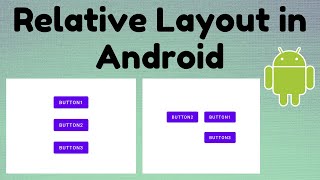 Relative Layout in Android  TechViewHub  Android Studio [upl. by Assilak]