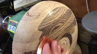 Ebonizing a Laminated Oak Bowl [upl. by Ahto96]