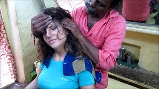 Worlds Greatest Head Massage 19  Eliana ASMR Barber meets Baba the cosmic Barber [upl. by Ivana]