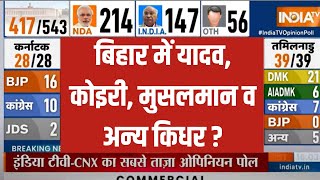 Bihar Opinion Poll Latest बिहार में किस जाति का कितना वोट  Bihar Lok Sabha Election 2024  News [upl. by Itnahsa]