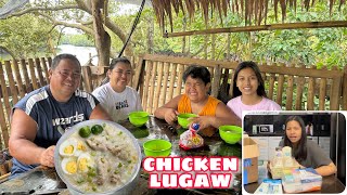 LUGAW WITH CHICKEN amp EGG  MAY NAGPADALA PARA KAY BABY🥰😇 [upl. by Eugene]