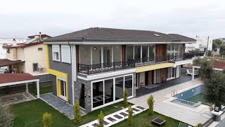 Didim yeşiltepede 700M2 arsa içersinde 51 tam müstakil havuzlu lüks villa akbük satılıkvilla [upl. by Aicinad]