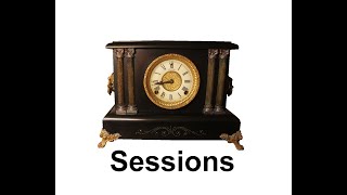 1900s Sessions Mantle Clock Restore 18 [upl. by Thoma982]