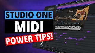 Studio One  5 MIDI Power Tips [upl. by Heuser334]