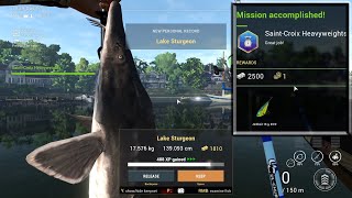 Fishing Planet  SaintCroix Heavyweights Mission [upl. by Janey]