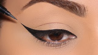 BIG Wing Eyeliner on HOODED Eyes 3 Ways [upl. by Dnaltiac446]