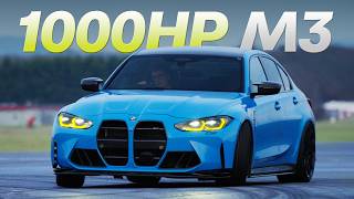 1000hp BMW G80 M3 Reviewed On The Top Gear Test Track  4K [upl. by Gram]