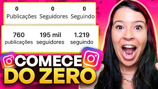 🔥 DESAFIO CRESCER um PERFIL no INSTAGRAM EM 4 SEMANAS sem anúncios [upl. by Aiak296]