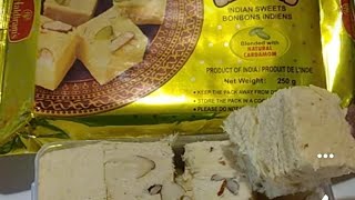 Reviewing Haldirams Soan Papdi [upl. by Ahcire]