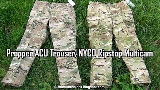 Propper ACU Trouser NYCO Ripstop Multicam Pants [upl. by Fiann]