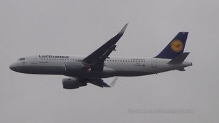 Lufthansa first A320 Sharklet  LAN Airbus A320  LH A340 DAIGN  Hamburg Airport  Finkenwerder [upl. by Jaeger]