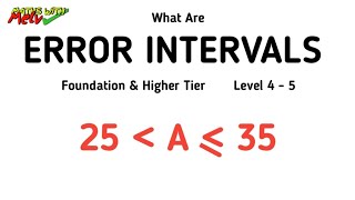 Error Intervals GCSE Maths Revision amp Questions [upl. by Haddad451]