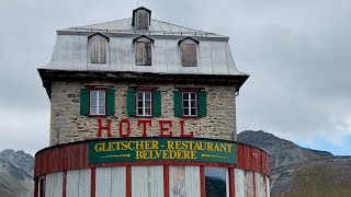 Hotel Belvedere  Furka Pass  Switzerland 🇨🇭4K [upl. by Arbua262]