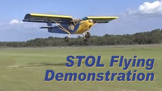 STOL short takeoff and landing flying demonstration [upl. by Nottarts243]