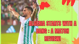 ALGERIA BEATS EQUATORIAL GUINEA A MATCH REVIEW  petkovic caf [upl. by Avictor]