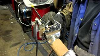 Trailer repair part 3 Welding on the perches [upl. by Pearson]