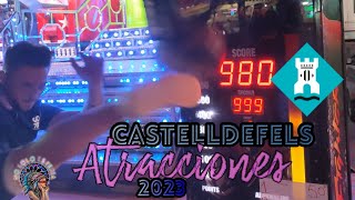 Castelldefels  Atracciones 2023  Reportaje documental feria [upl. by Burrton7]