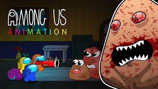 어몽어스 VS POU  Among Us vs Bous Revenge  Among Us Animation [upl. by Anaed33]