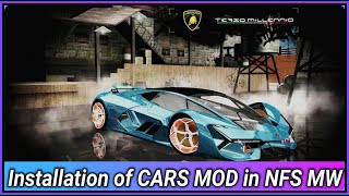 HOW TO ADD NEW CAR Lamborghini Terzo Millennio IN NFS MOST WANTED 2005  Modloader [upl. by Quar435]