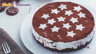 TORTA PAN DI STELLE  Ricetta in 1 minuto [upl. by Boffa]