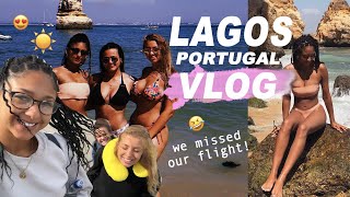 LAGOS PORTUGAL VLOG  MISSING OUR FLIGHT BEACHES amp BARS  Antoinette Victoria [upl. by Ko138]