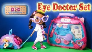 Doc McStuffins Eye Doctor Toys Video Unboxing [upl. by Otho]