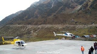 Helicopter Service For Kedarnath Temple From Phata Sersi and Guptkashi  केदारनाथ धाम  কেদারনাথ [upl. by Tteraj]