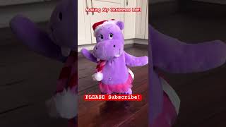 My Christmas List shortsfeed youtubeshorts funnyshorts christmas hippo subscribe hippopotamus [upl. by Oilisab]