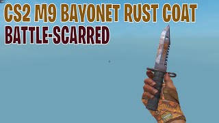 M9 Bayonet Rust Coat BattleScarred  CS2 Skin Showcase 423 [upl. by Bunns]