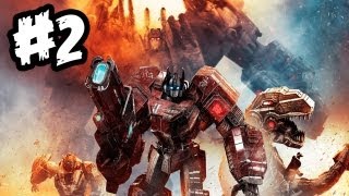 Transformers Fall of Cybertron  Gameplay Walkthrough  Part 2  OPTIMUS PRIME Xbox 360PS3PC [upl. by Justina]