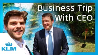 A Business Trip With The CEO  Intern On A Mission  KLM [upl. by Ahcsap]